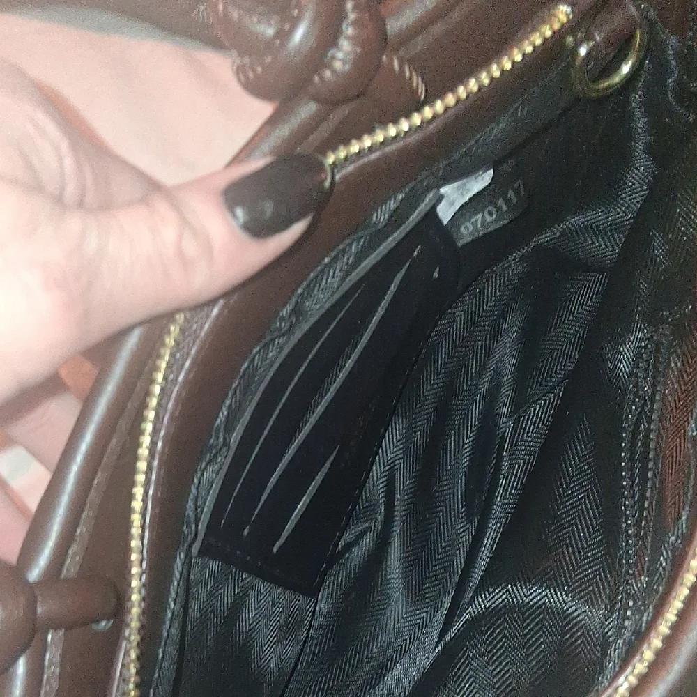 Gucci Beige and Brown Monogram Satchel